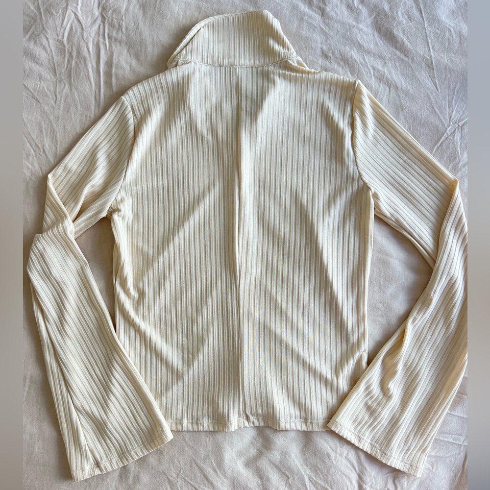 Reformation Esmeray Knit Top in Ivory - Picture 4 of 10